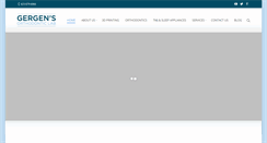 Desktop Screenshot of gergensortho.com